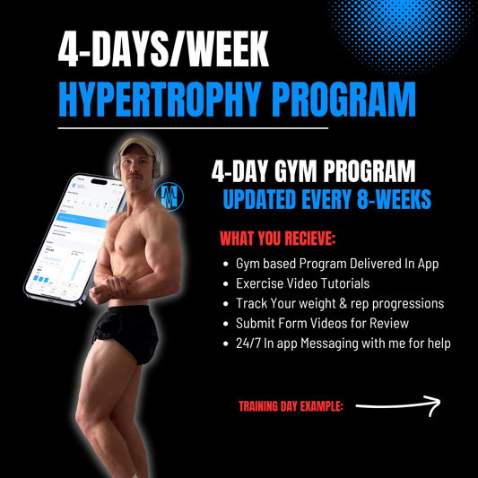 4-Day Hypertrophy Program